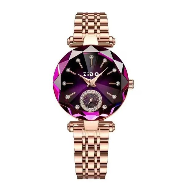 UTHAI-reloj ligero de lujo para mujer, banda de acero, gama alta, temperamento versátil, resistente al agua