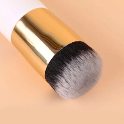 Brocha plana para base de maquillaje, brocha de maquillaje profesional, cosmética, 2023.