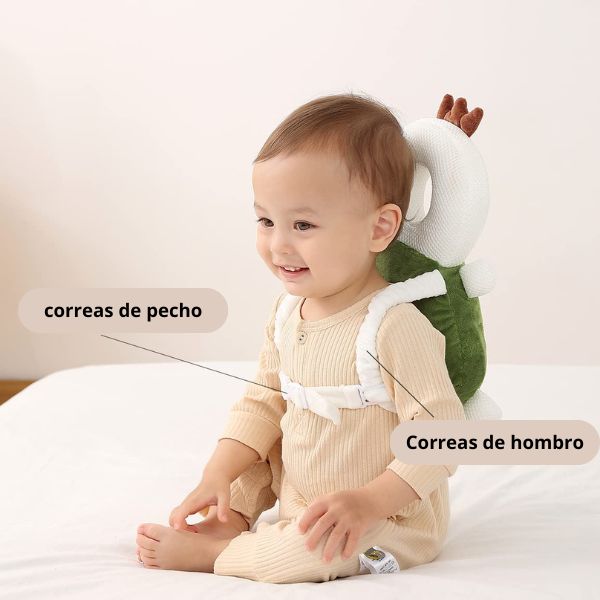 Almohadilla protectora para cabeza de bebé